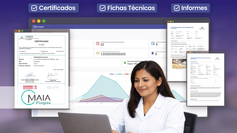 Maia Plagas: software para un control de plagas más eficiente